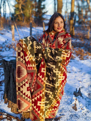 Geo Sunrise Blanket - LittleOtavalo